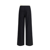Forte_Forte Black Wool Dress Pants